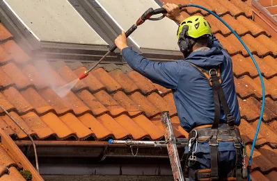 Démoussage et hydrofuge de toiture à Champdieu